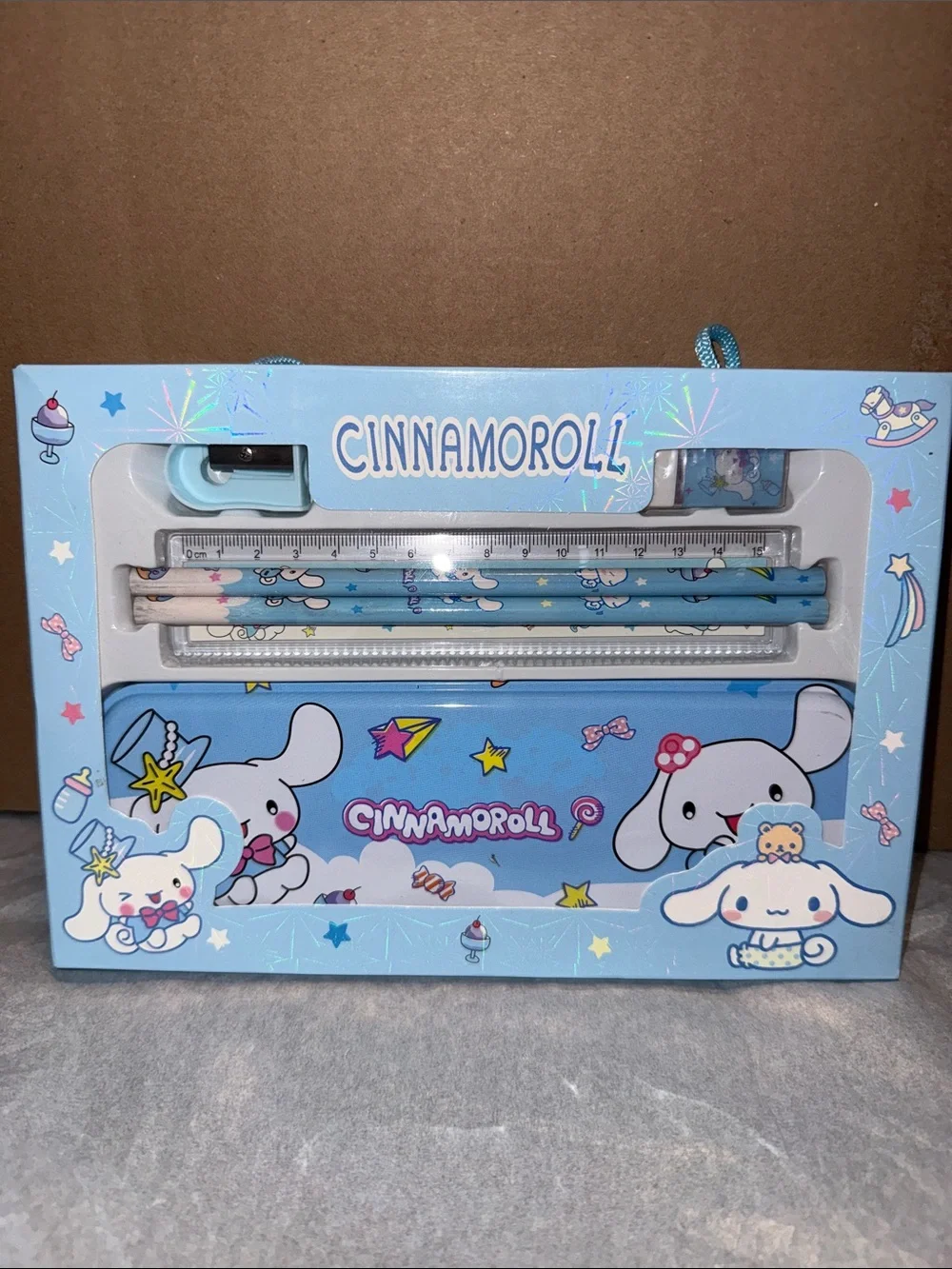 Cinnamoroll Blue Kids Stationery Set
